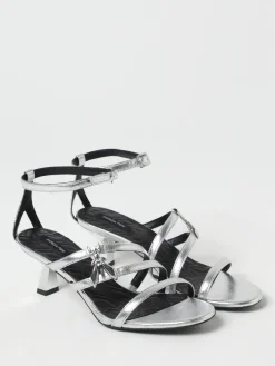 Sandalo Fly Patrizia Pepe in pelle laminata