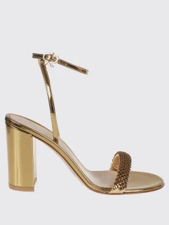 Sandalo Gianvito Rossi in pelle laminata