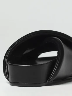 Sandalo Jil Sander in nappa con design ad incrocio