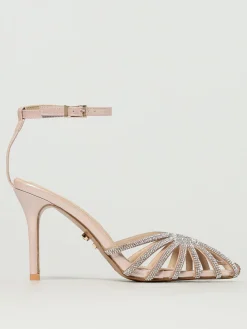 Sandalo Los Angeles Twenty Fourhaitch in pelle sintetica con strass