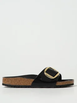 Sandalo Madrid Big Buckle Birkenstock in pelle spazzolata