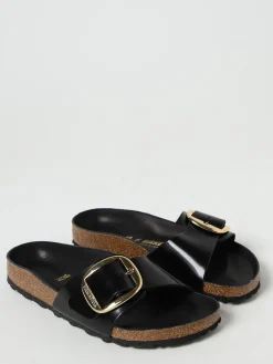 Sandalo Madrid Big Buckle Birkenstock in pelle spazzolata