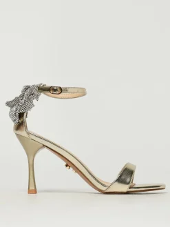 Sandalo Madrid Twenty Fourhaitch in pelle sintetica con fiocco di strass