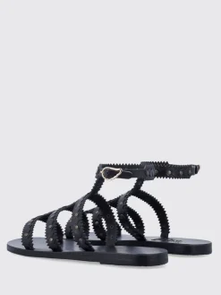 Sandalo Maska Ancient Greek in pelle con borchie