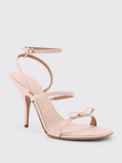 Sandalo Mini Bow Ferragamo in vernice
