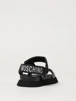 Sandalo Moschino Couture in nylon e pelle