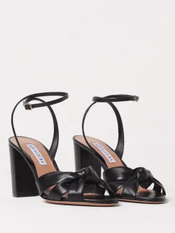 Sandalo Nina Aquazzura in nappa con nodo