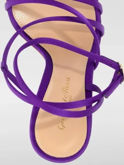 Sandalo Orchid Gianvito Rossi in raso