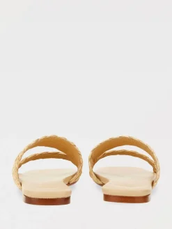 Sandalo Paz Castañer in rafia intrecciata