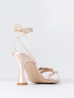 Sandalo Pelysaka Manolo Blahnik in raso con strass