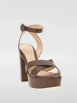 Sandalo Sabrina Gianvito Rossi in nappa con plateau