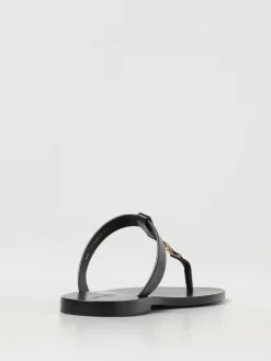 Sandalo Saint Laurent in pelle con monogram