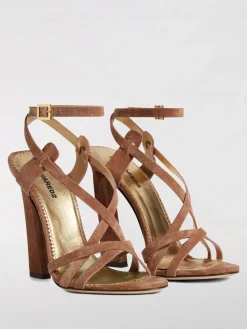 Sandalo Twin Dsquared2 in camoscio