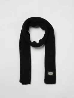 Sciarpa a coste con logo Dolce & Gabbana