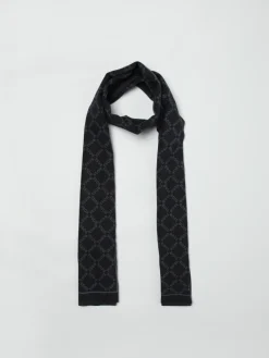 Sciarpa Boss in cotone con logo all over