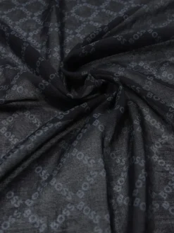 Sciarpa Boss in cotone con logo all over