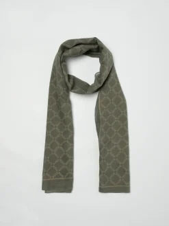 Sciarpa Boss in cotone con logo all over