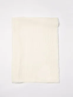 Sciarpa Curvone Max Mara in lana e seta con logo jacquard