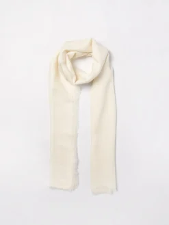 Sciarpa Curvone Max Mara in lana e seta con logo jacquard