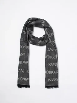 Sciarpa Emporio Armani con logo all-over