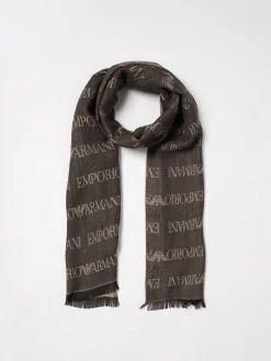 Sciarpa Emporio Armani con logo all-over