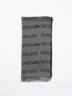 Sciarpa Emporio Armani con logo all-over