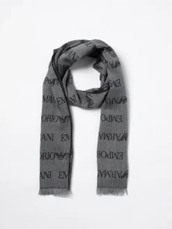 Sciarpa Emporio Armani con logo all-over