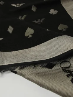 Sciarpa Emporio Armani in misto viscosa jacquard