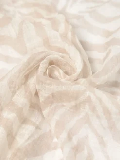 Sciarpa Ethnic Print Brunello Cucinelli in lino stampato