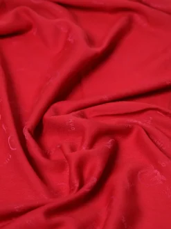 Sciarpa Love Birds Pinko in modal con monogram jacquard