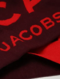 Sciarpa Marc Jacobs in lana con logo jacquard