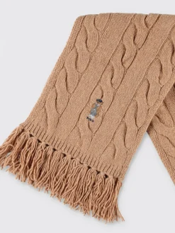 Sciarpa Polo Ralph Lauren in lana a coste intrecciate