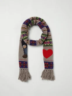 Sciarpa Polo Ralph Lauren in lana con lavorazione a maglia