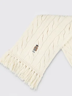 Sciarpa Polo Ralph Lauren in lana a coste intrecciate