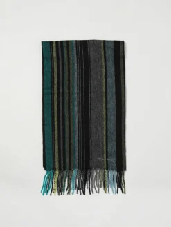 Sciarpa PS Paul Smith in lana a righe multicolor