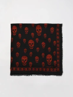 Sciarpa Skull McQueen in modal stampata