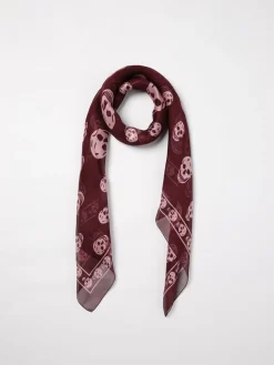 Sciarpa Skull McQueen in seta stampata