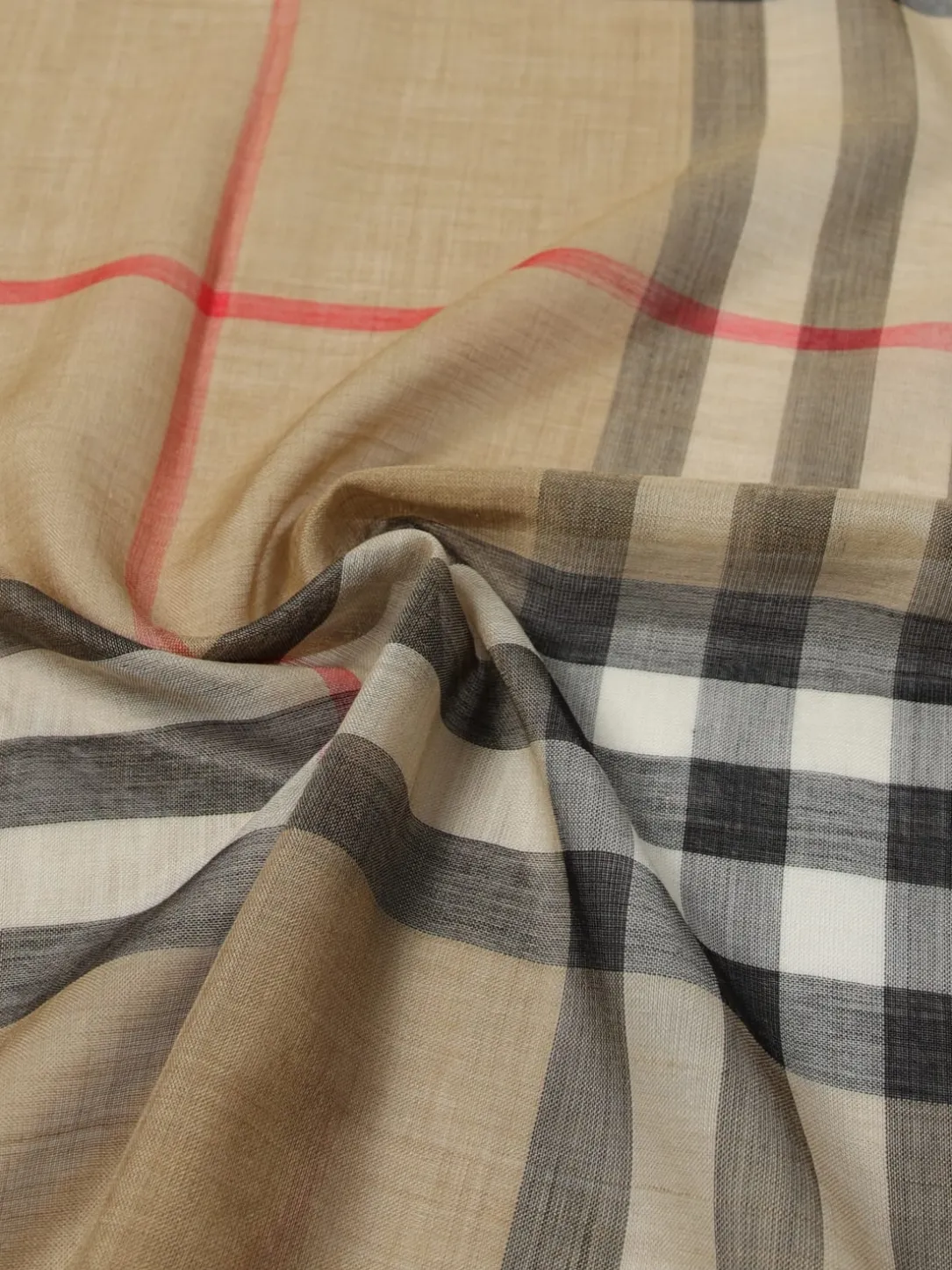 Sciarpa Vintage Check Burberry in lana e seta