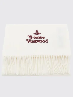 Sciarpa Vivienne Westwood in lana con logo ricamato