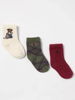 Set 3 paia di calze Polo Ralph Lauren in cotone stretch