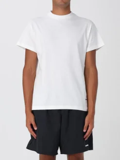 Set 3 t-shirt basic in cotone Jil Sander