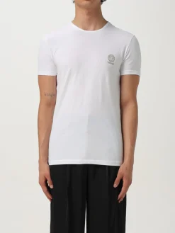 Set 2 T-shirt in cotone con logo Medusa Versace