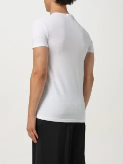 Set 2 T-shirt in cotone con logo Medusa Versace