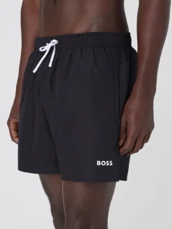 Set costume e telo da bagno con logo Boss