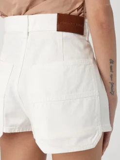 Shorts di jeans mini a 5 tasche Pinko