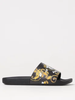 Sliders Baroque Versace Jeans Couture in gomma stampata