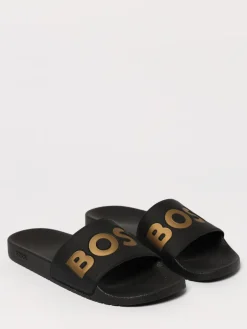 Sliders Boss in gomma con stampa logo