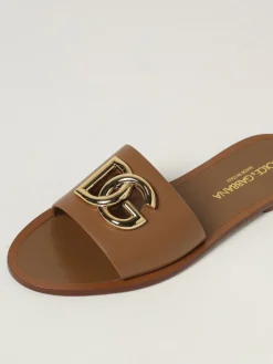 Sliders DG Dolce & Gabbana in pelle