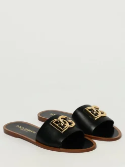 Sliders DG Dolce & Gabbana in pelle