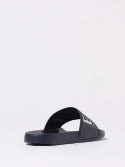 Sliders EA7 in gomma con stampa logo